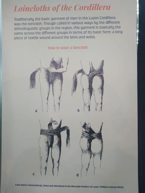 Instructions on How to Wear a Bahag (Wanes).